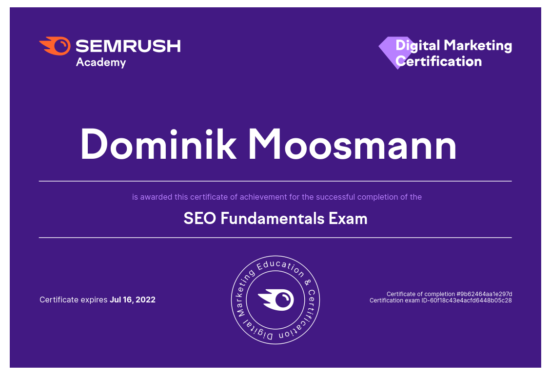 SEMrush-Academy-Certificate